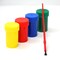 BAZIC 4 Color Poster Paint Set, 0.61 fl oz Each, with Brush, Smooth Even Coverage, for Kids Painting, Art Class, Craft Projects